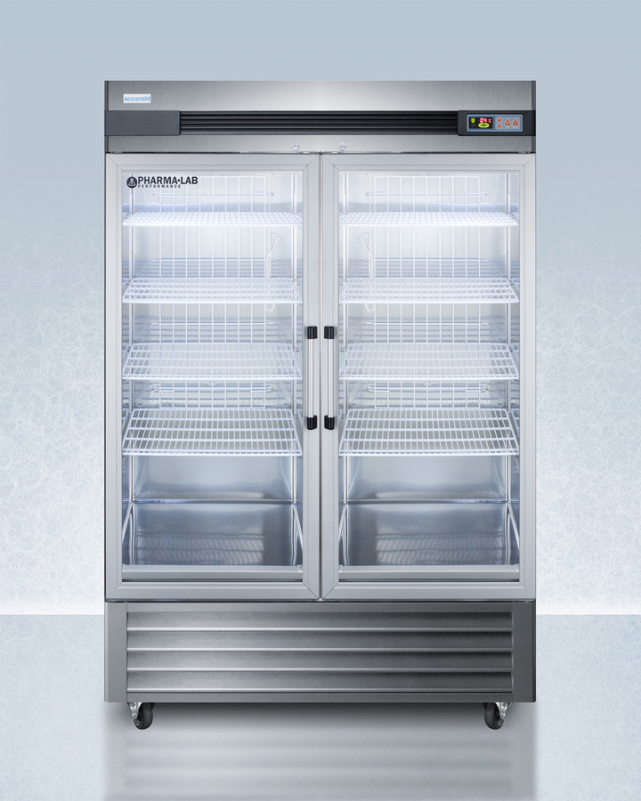 49CUFT Glass Drro Refrigerator
